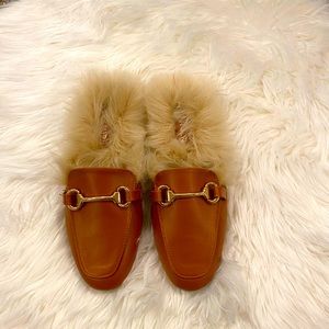 Fur Lined Mules